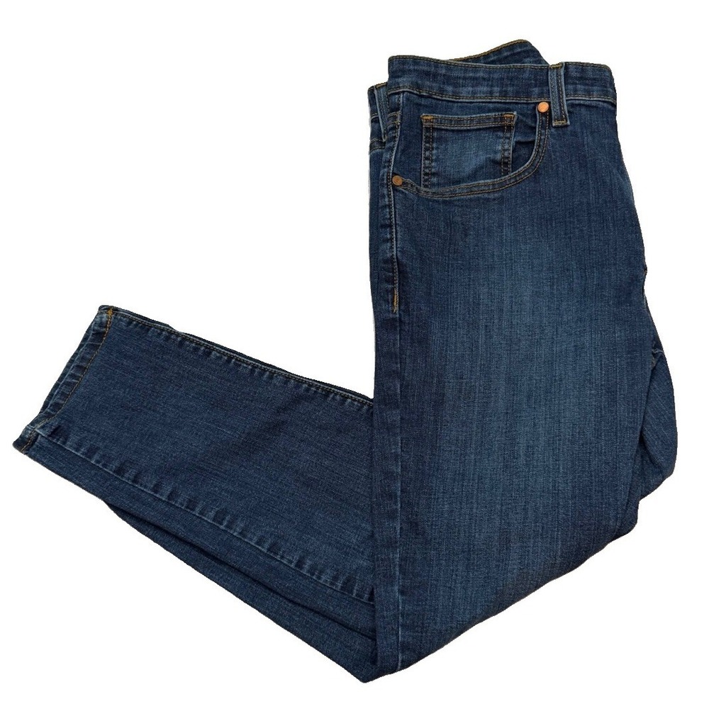 Under 5'10 U-510 Bruce Slim Fit Medium Blue Jeans 34x26 Mens Short Inseam
